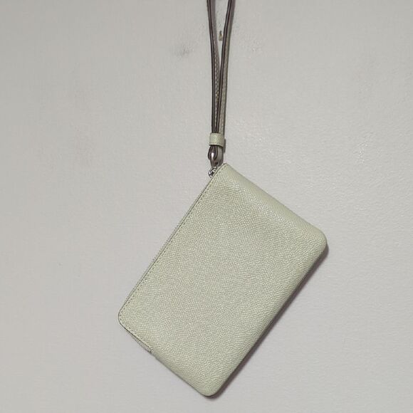 Coach Light Cream Wristlet - Picture 3 of 4